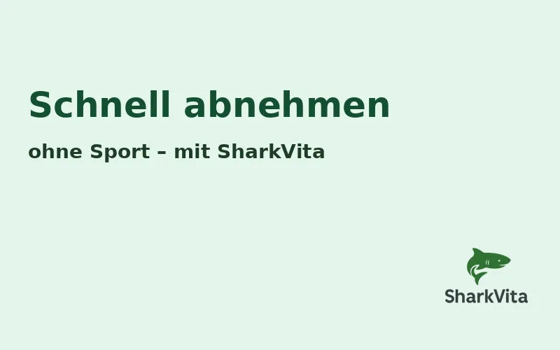Schnell abnehmen ohne Sport